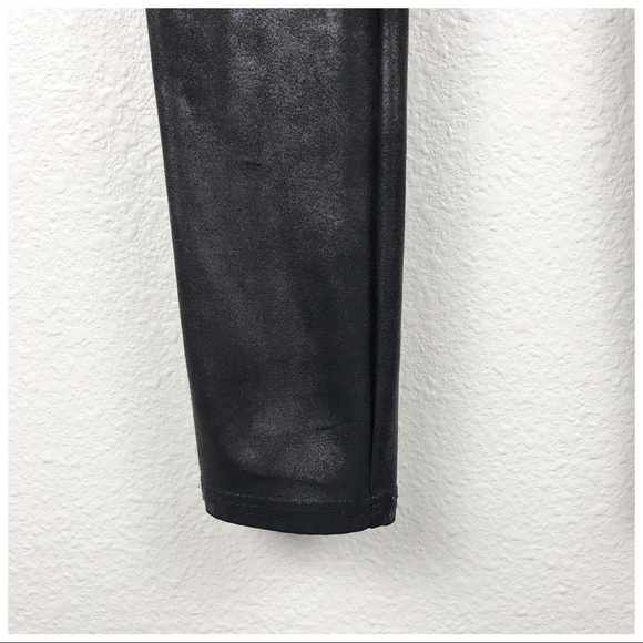 Spanx Faux‎ Leather Black Leggings Size Small - Picture 5 of 9